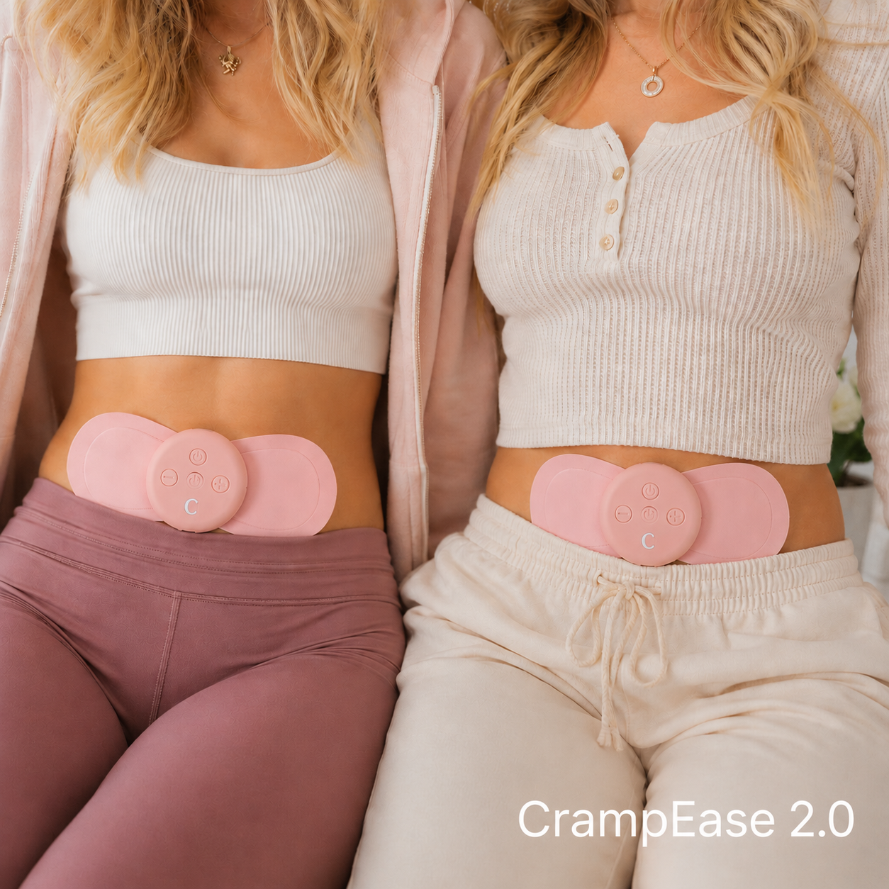 CrampEase™ 2.0 – Portable Heating & Massage Relief for Period Cramps