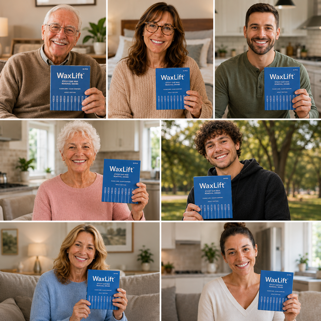 WaxLift™ — Sticky Ear Wax Removal Swabs