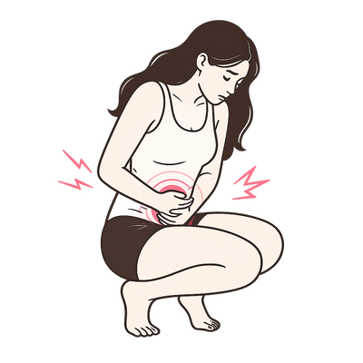 1. Period Discomfort Starts