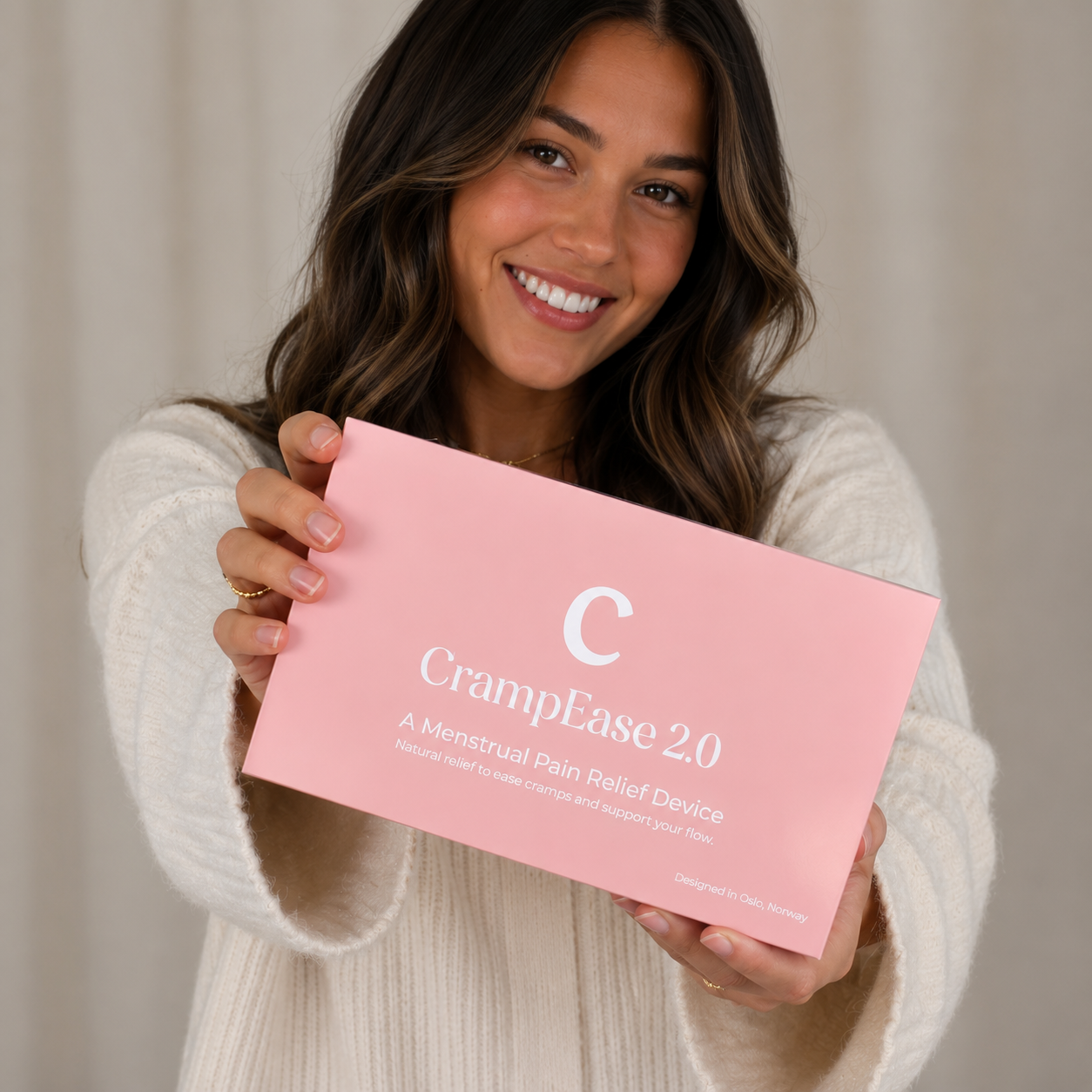 CrampEase™ 2.0 – Portable Heating & Massage Relief for Period Cramps