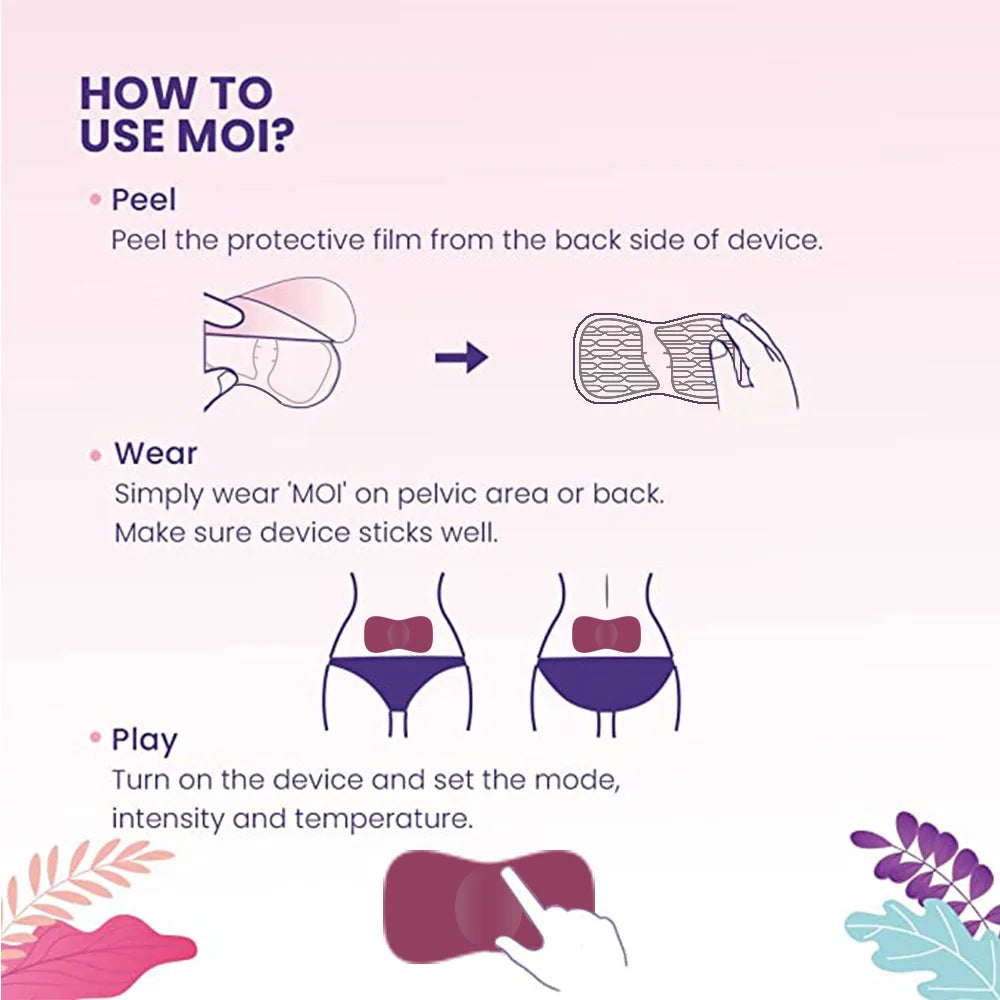 CrampEase™ 2.0 – Portable Heating & Massage Relief for Period Cramps