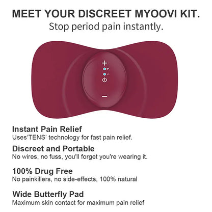 CrampEase™ 2.0 – Portable Heating & Massage Relief for Period Cramps