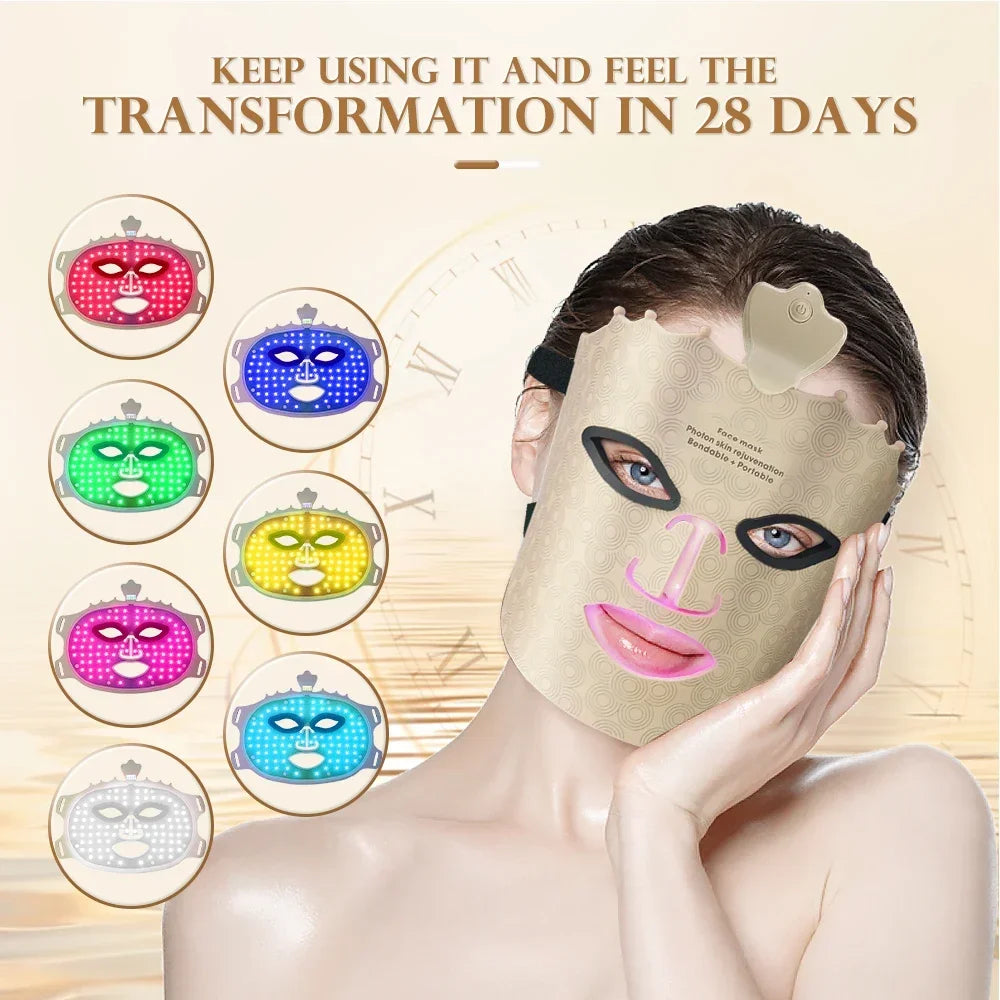 "Face the Light: LED Glow Mask!"