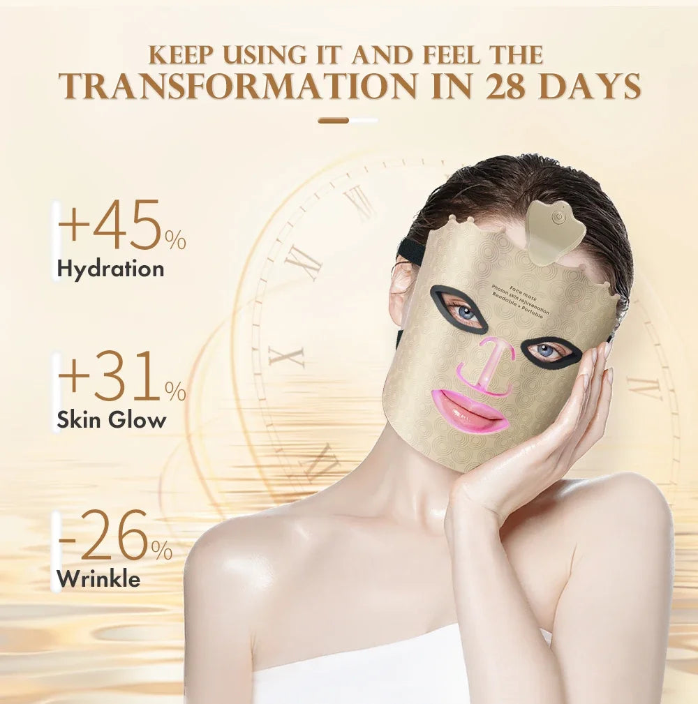 "Face the Light: LED Glow Mask!"