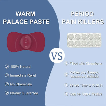 CrampEase™ 2.0 – Portable Heating & Massage Relief for Period Cramps