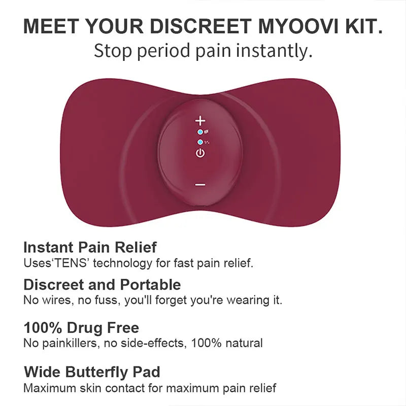 CrampEase™ 2.0 – Portable Heating & Massage Relief for Period Cramps