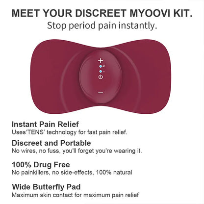 CrampEase™ 2.0 – Portable Heating & Massage Relief for Period Cramps
